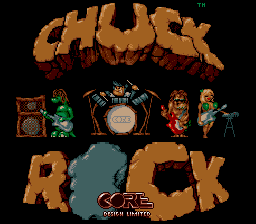 Chuck Rock (USA) (Beta) Title Screen